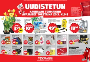 Tokmanni -luettelo, Iisalmi | Avajaistarjoukset | 2025-03-20T00:00:00.000Z - 2025-03-23T00:00:00.000Z