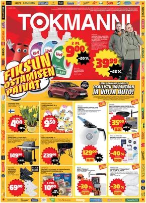 Tokmanni -luettelo, Imatra | Tarjoussanomat | 2025-03-24T00:00:00.000Z - 2025-03-30T00:00:00.000Z