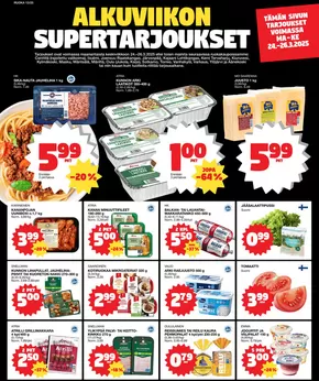 Tokmanni -luettelo, Raahe | Ruokatarjoukset | 2025-03-24T00:00:00.000Z - 2025-03-26T00:00:00.000Z