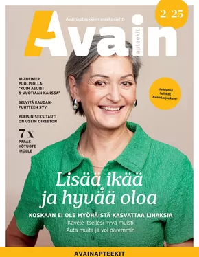 Avainapteekit -luettelo, Tampere | Avainapteekit tarjoukset | 2025-03-25T00:00:00.000Z - 2025-04-08T00:00:00.000Z