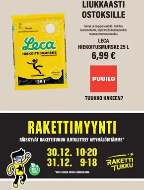 Puuilo -luettelo, Espoo | Liukkaasti ostoksille | 2025-12-30T00:00:00.000Z - 2025-12-31T00:00:00.000Z