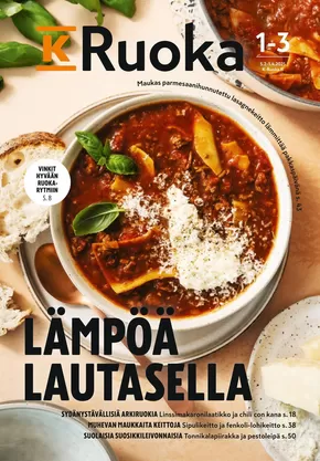 K-Market -luettelo, Hämeenlinna | K-Ruoka 1/2025 | 2025-02-05T00:00:00.000Z - 2025-04-01T00:00:00.000Z