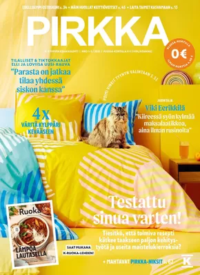 K-Citymarket -luettelo, Raahe | Pirkka 1/2025 | 2025-01-01T00:00:00.000Z - 2025-03-31T00:00:00.000Z