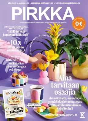K-Market -luettelo, Turku | Pirkka 4/2025 | 2025-04-08T00:00:00.000Z - 2025-04-22T00:00:00.000Z