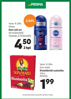 Prisma -luettelo, Turku | Prisma kampanjat 9.-29.4. | 2025-04-09T00:00:00.000Z - 2025-04-29T00:00:00.000Z